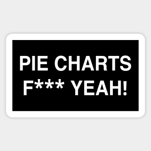 Pie Charts F Yeah! Sticker